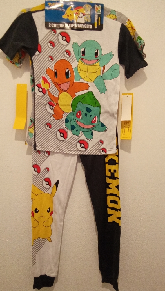 Pokémon 4pc cotton boys Pajama Set - NWT